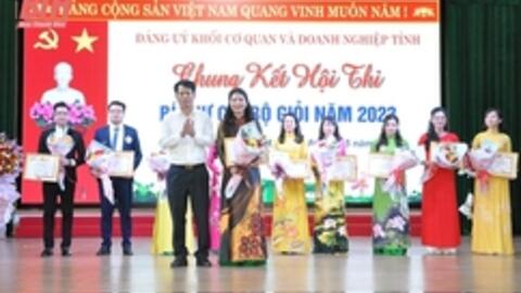 Hội thi Bí thư chi bộ giỏi năm 2023 thành công tốt đẹp