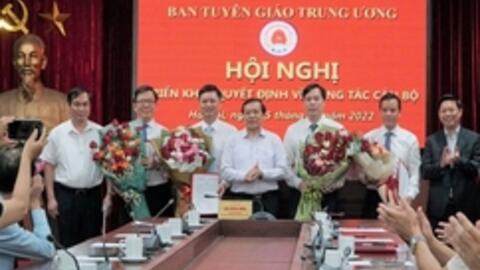 Ông Tống Văn Thanh giữ chức Vụ trưởng Vụ Báo chí - Xuất bản