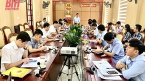 Phó Chủ tịch Thường trực UBND tỉnh Nguyễn Văn Thi kiểm tra tiến độ giải ngân vốn đầu tư công năm 2023