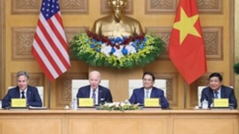 Thủ tướng và Tổng thống Joe Biden dự Hội nghị cấp cao Việt Nam-Hoa Kỳ