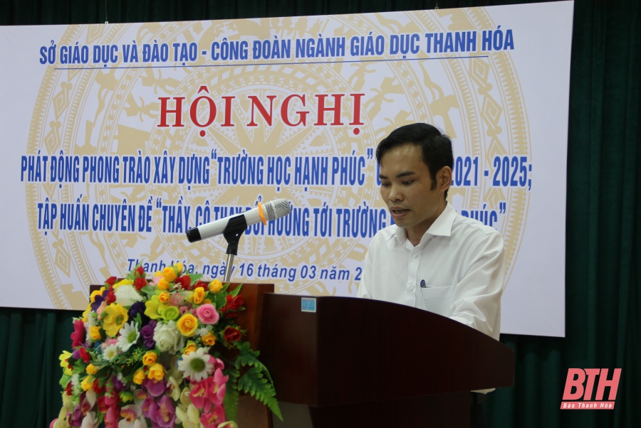 Phát động phong trào xây dựng “Trường học hạnh phúc” giai đoạn 2021-2025