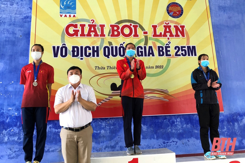 VĐV Thanh Hóa thi đấu thành công tại Giải vô địch lặn quốc gia bể 25 m