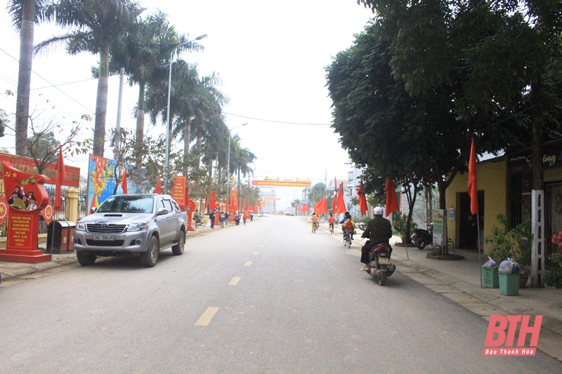 Sắc xuân trên những vùng quê nông thôn mới kiểu mẫu