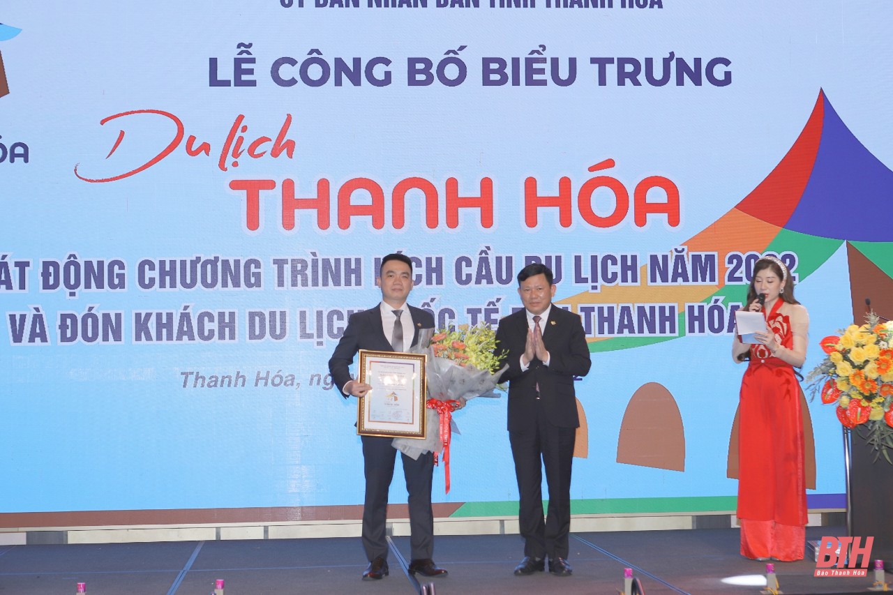 Công bố Biểu trưng du lịch Thanh Hóa và phát động Chương trình kích cầu du lịch Thanh Hóa năm 2022