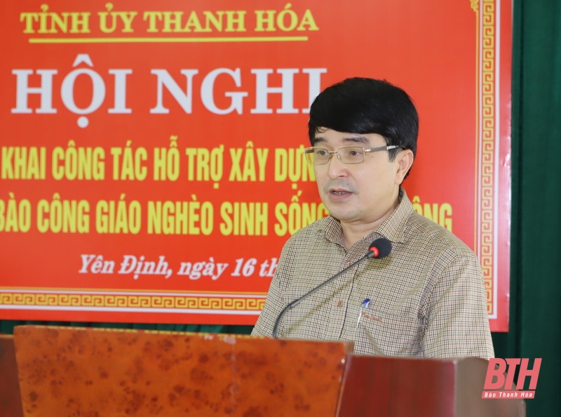 Sớm hoàn thành việc hỗ trợ xây dựng nhà ở cho đồng bào công giáo nghèo sinh sống trên sông lên bờ ổn định cuộc sống