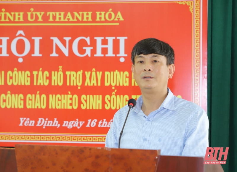 Sớm hoàn thành việc hỗ trợ xây dựng nhà ở cho đồng bào công giáo nghèo sinh sống trên sông lên bờ ổn định cuộc sống