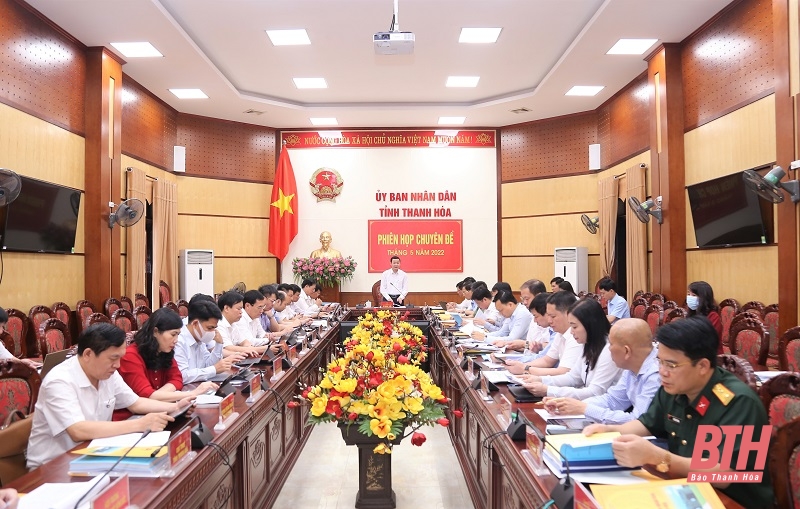 UBND tỉnh họp chuyên đề tháng 5-2022: Thảo luận, cho ý kiến về một số đề án phát triển sự nghiệp giáo dục, đào tạo và một số nội dung quan trọng khác