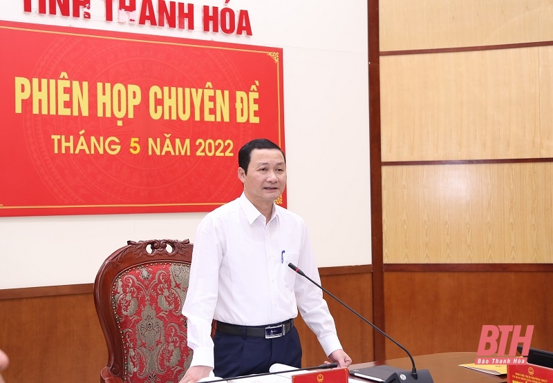 UBND tỉnh họp chuyên đề tháng 5-2022: Thảo luận, cho ý kiến về một số đề án phát triển sự nghiệp giáo dục, đào tạo và một số nội dung quan trọng khác