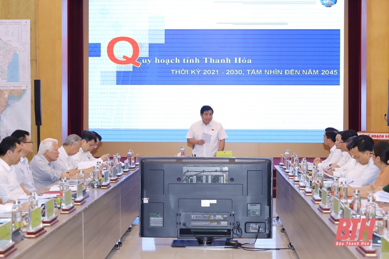 Hội nghị thẩm định Quy hoạch tỉnh Thanh Hóa giai đoạn 2021-2030, tầm nhìn đến năm 2045