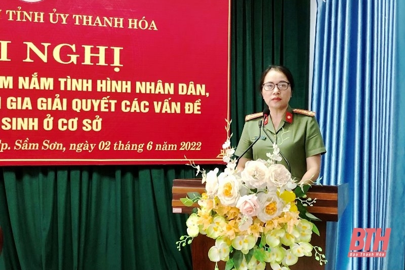 Trao đổi kinh nghiệm nắm tình hình Nhân dân