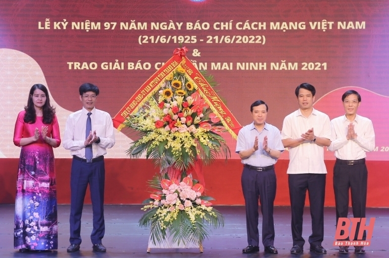 Kỷ niệm 97 năm Ngày Báo chí cách mạng Việt Nam và trao Giải báo chí Trần Mai Ninh năm 2021