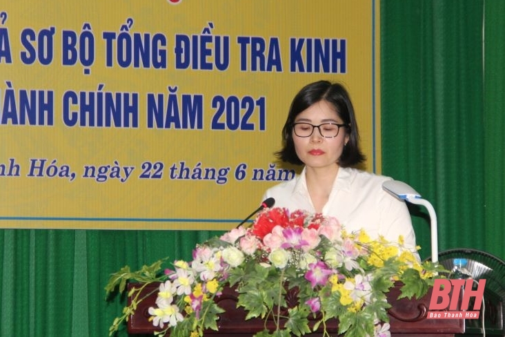 Công bố kết quả sơ bộ tổng điều tra kinh tế và điều tra cơ sở hành chính năm 2021