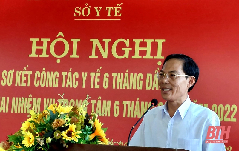 Sơ kết công tác y tế 6 tháng đầu năm, triển khai nhiệm vụ trong tâm trong thời gian tới