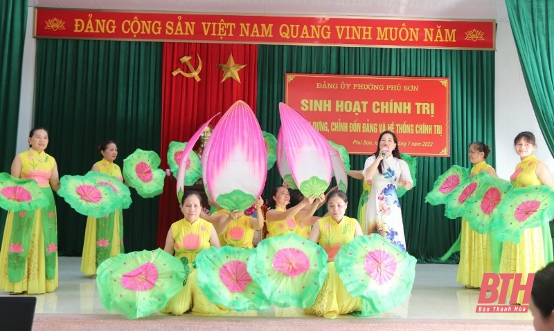 Đảng ủy Phường Phú Sơn sinh hoạt chính trị về “Xây dựng, chỉnh đốn Đảng và hệ thống chính trị”