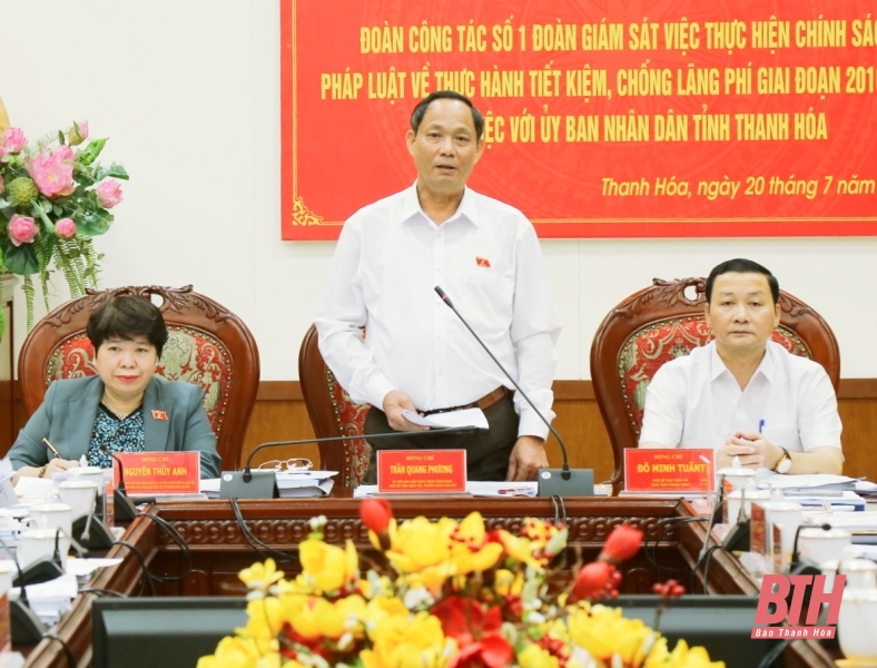 Giám sát việc thực hành tiết kiệm, chống lãng phí giai đoạn 2016-2021 tại tỉnh Thanh Hóa