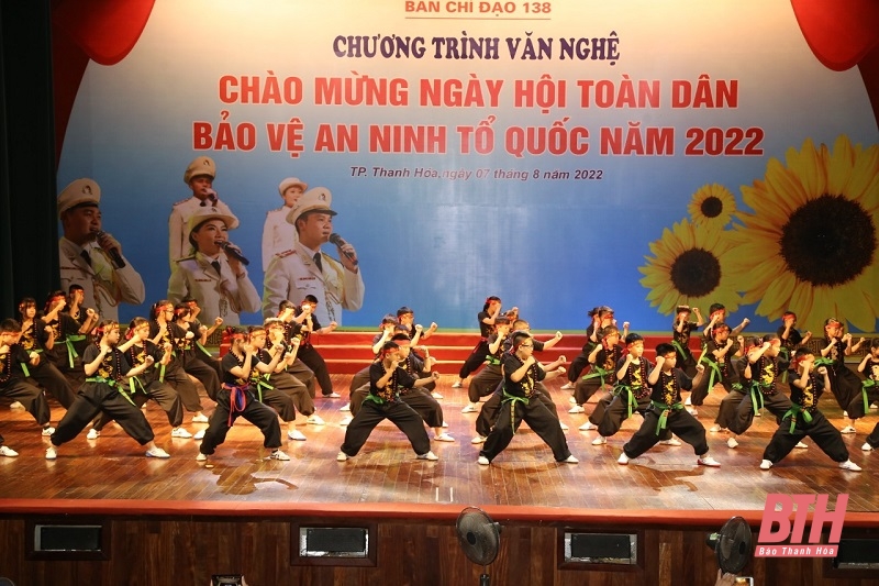 TP Thanh Hóa tổ chức chương trình văn nghệ chào mừng “Ngày hội toàn dân bảo vệ an ninh Tổ quốc” năm 2022