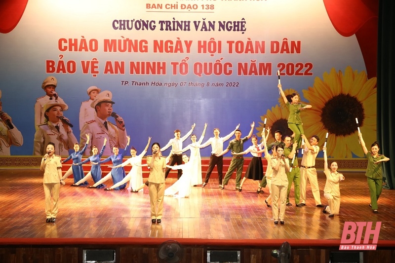 TP Thanh Hóa tổ chức chương trình văn nghệ chào mừng “Ngày hội toàn dân bảo vệ an ninh Tổ quốc” năm 2022