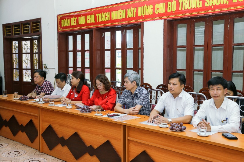 Gặp mặt Đoàn đại biểu Hội Chữ thập đỏ tỉnh Thanh Hóa dự Đại hội đại biểu toàn quốc Hội Chữ thập đỏ Việt Nam lần thứ XI