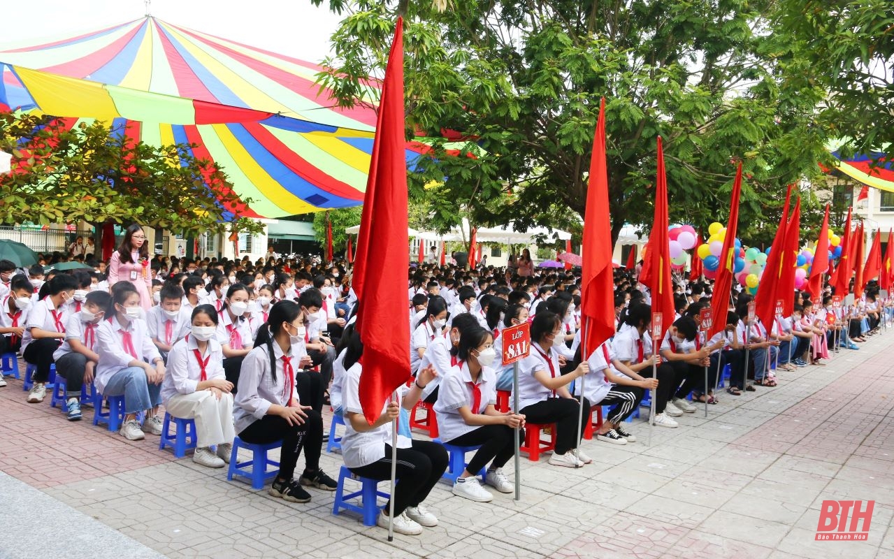 Nhiều trường học trên địa bàn Thanh Hóa khai giảng năm học mới