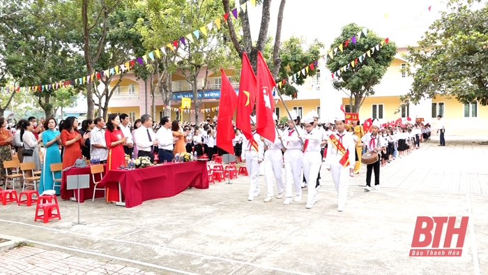 Nhiều trường học trên địa bàn Thanh Hóa khai giảng năm học mới