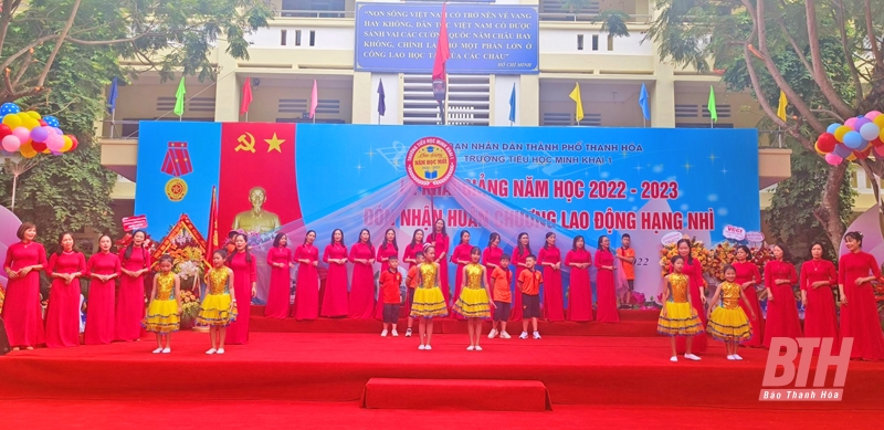 Nhiều trường học trên địa bàn Thanh Hóa khai giảng năm học mới