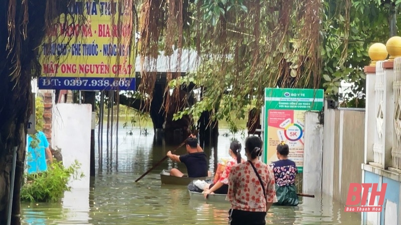 Hà Trung chủ động khắc phục hậu quả do mưa lũ gây ra 