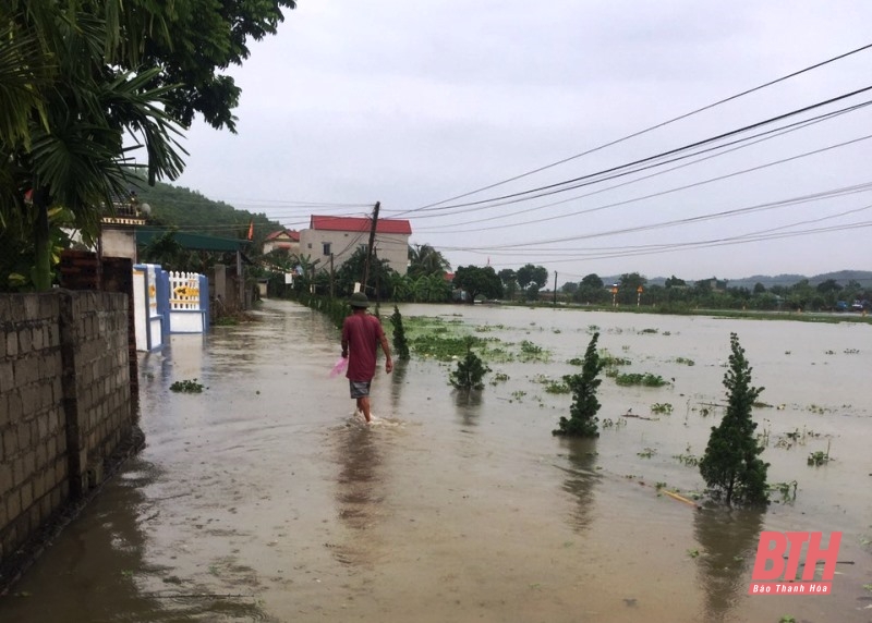 Hà Trung chủ động khắc phục hậu quả do mưa lũ gây ra 