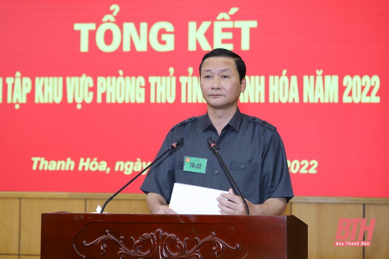 Diễn tập khu vực phòng thủ tỉnh Thanh Hoá năm 2022 thành công tốt đẹp, đảm bảo an toàn tuyệt đối