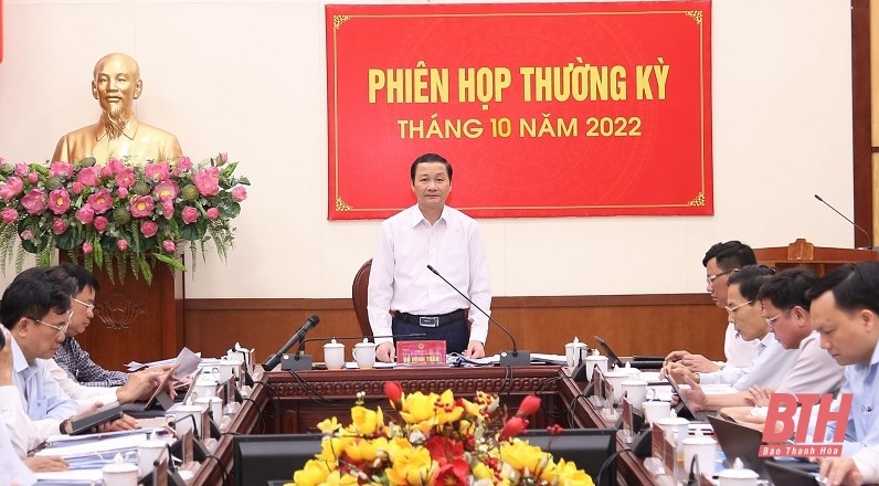 UBND tỉnh họp phiên thường kỳ tháng 10: Đánh giá, cho ý kiến vào nhiều nội dung quan trọng