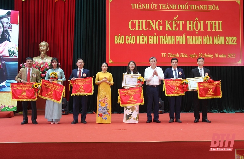 Chung kết hội thi báo cáo viên giỏi TP Thanh Hóa năm 2022