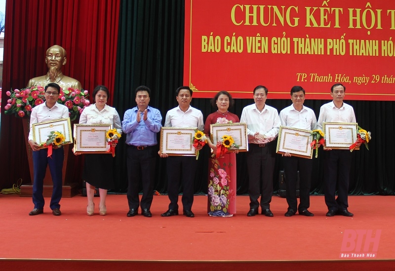 Chung kết hội thi báo cáo viên giỏi TP Thanh Hóa năm 2022