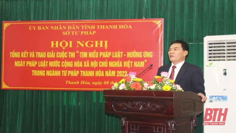 Tổng kết, trao giải cuộc thi “Tìm hiểu pháp luật - Hưởng ứng ngày Pháp luật nước Cộng hòa xã hội chủ nghĩa Việt Nam”