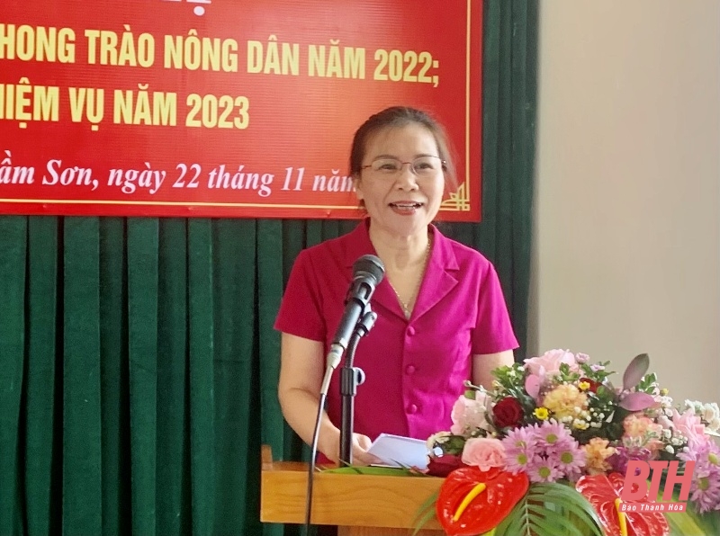 Hội Nông dân TP Sầm Sơn tổng kết công tác Hội năm 2022