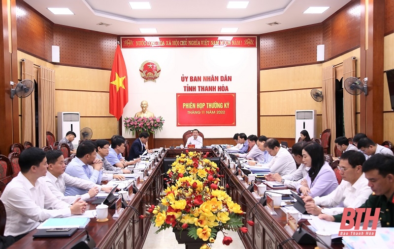 UBND tỉnh họp thường kỳ tháng 11-2022: Thảo luận, cho ý kiến vào một số quy định, đề án thúc đẩy phát triển kinh tế - xã hội