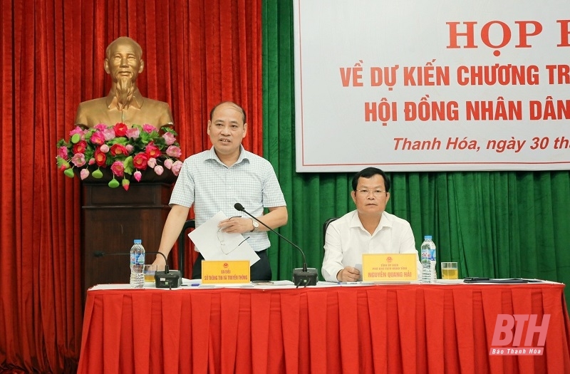 Họp báo thông tin về dự kiến chương trình kỳ họp thứ 11, HĐND tỉnh khóa XVIII, nhiệm kỳ 2021-2026