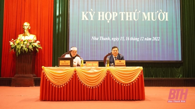 Kỳ họp thứ 10, HĐND huyện Như Thanh khóa VI, nhiệm kỳ 2021- 2026