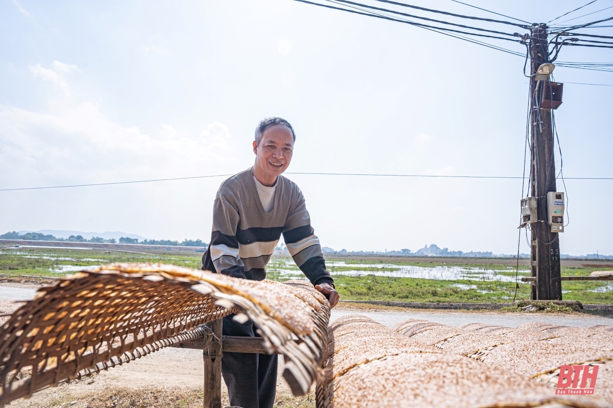 Làng nghề bánh đa hơn 100 tuổi vào vụ Tết 