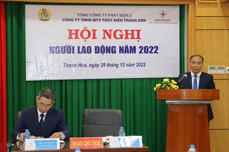 Công ty TNHH MTV thủy điện Trung Sơn tổ chức thành công Hội nghị Người lao động năm 2022