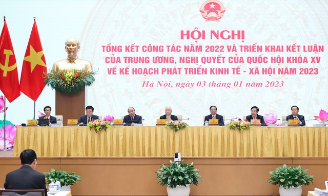 Hội nghị Chính phủ với các địa phương tổng kết công tác năm 2022, triển khai nhiệm vụ năm 2023