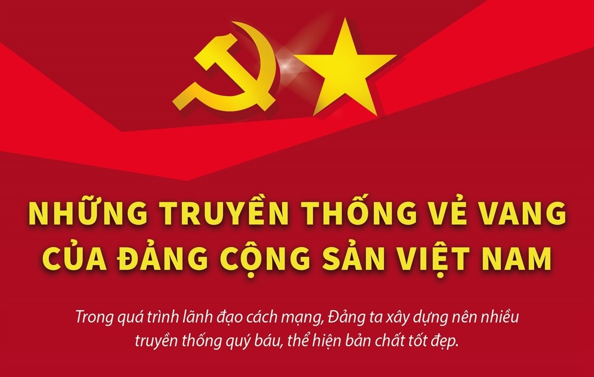 [Infographics] Những truyền thống vẻ vang của Đảng Cộng sản Việt Nam