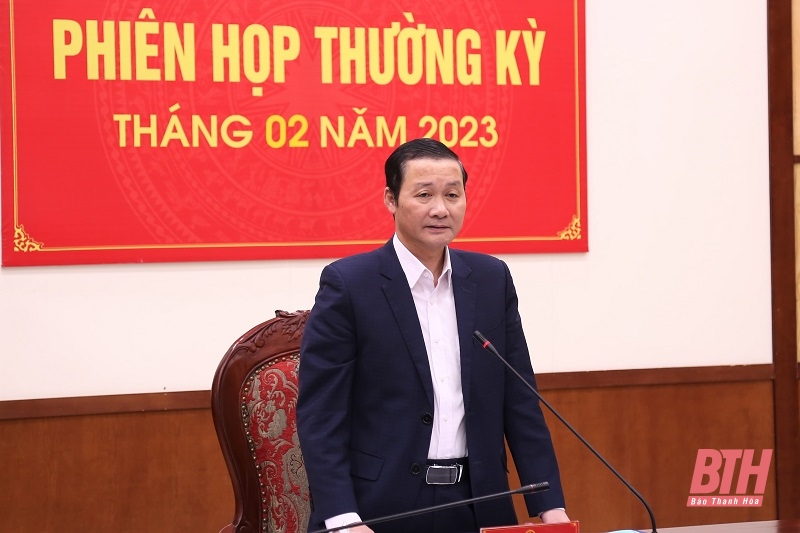 UBND tỉnh họp thường kỳ tháng 2-2023: Đánh giá tình hình kinh tế - xã hội tháng 2 và một số nội dung quan trọng khác