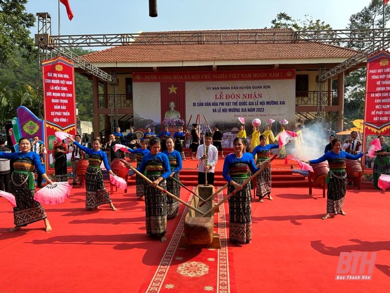 Đón nhận Di sản văn hóa phi vật thể Quốc gia Lễ hội Mường Xia và Lễ hội Mường Xia năm 2023 