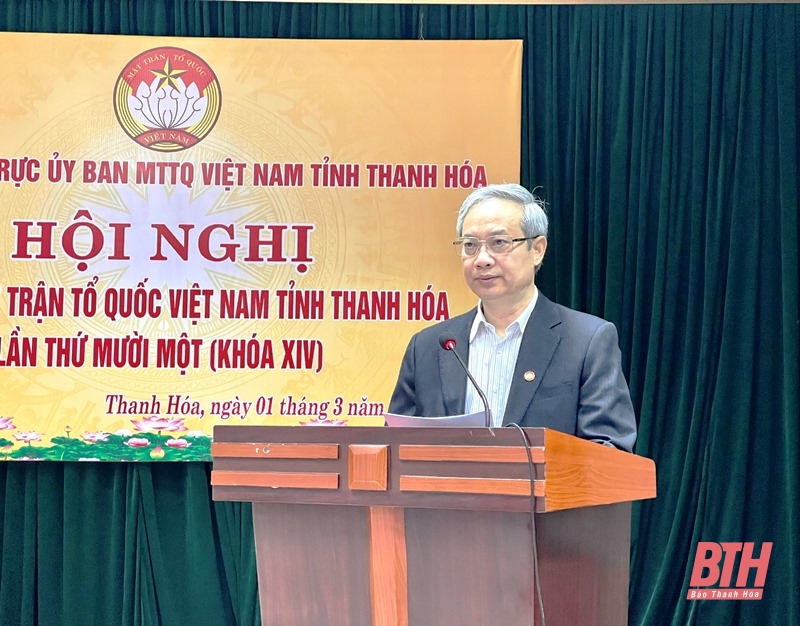 Hội nghị Ủy ban MTTQ tỉnh Thanh Hóa lần thứ 11 (khóa XIV)