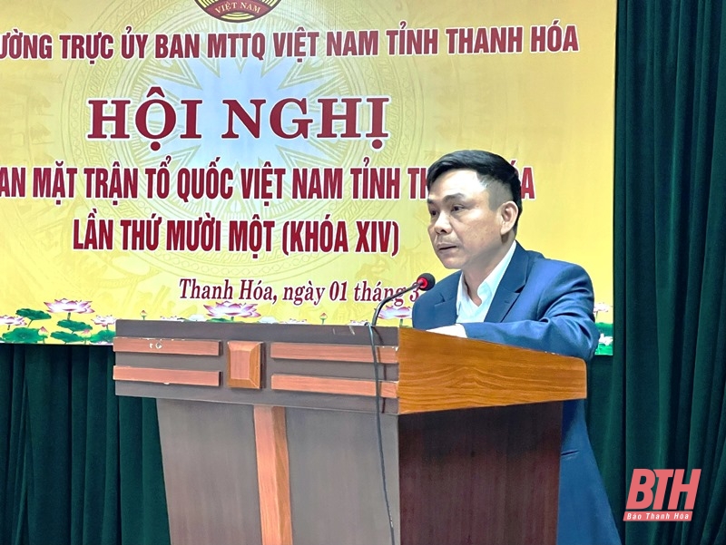 Hội nghị Ủy ban MTTQ tỉnh Thanh Hóa lần thứ 11 (khóa XIV)