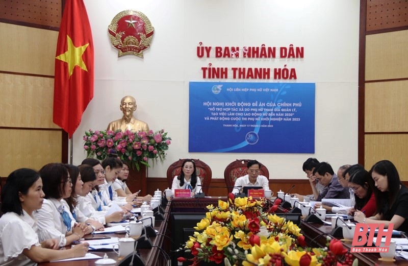 Khởi động Đề án 01 và phát động Cuộc thi Phụ nữ khởi nghiệp năm 2023 toàn quốc