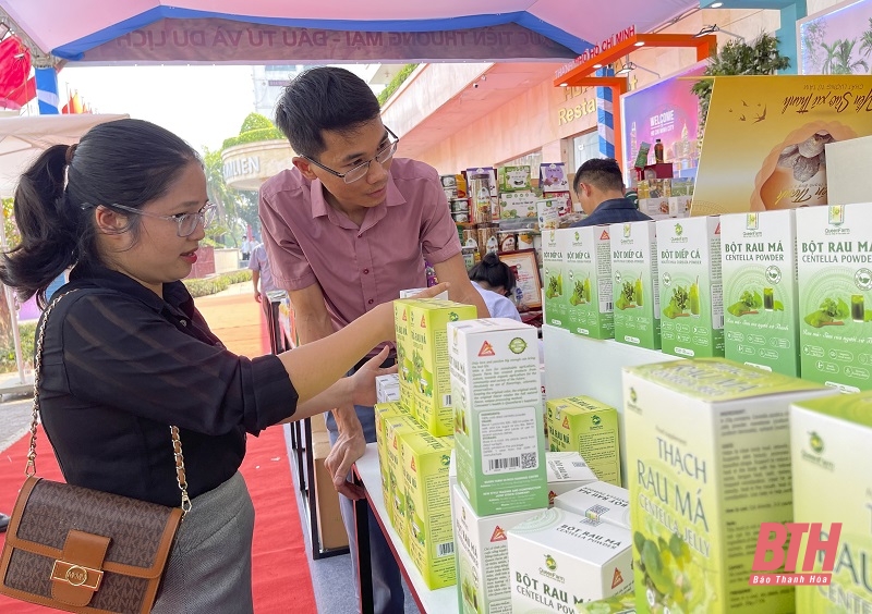 Sản phẩm tiêu biểu của tỉnh Thanh Hóa tham gia trưng bày tại hội nghị kết nối giao thương giữa TP Hồ Chí Minh với các tỉnh phía Bắc và Bắc Trung bộ 