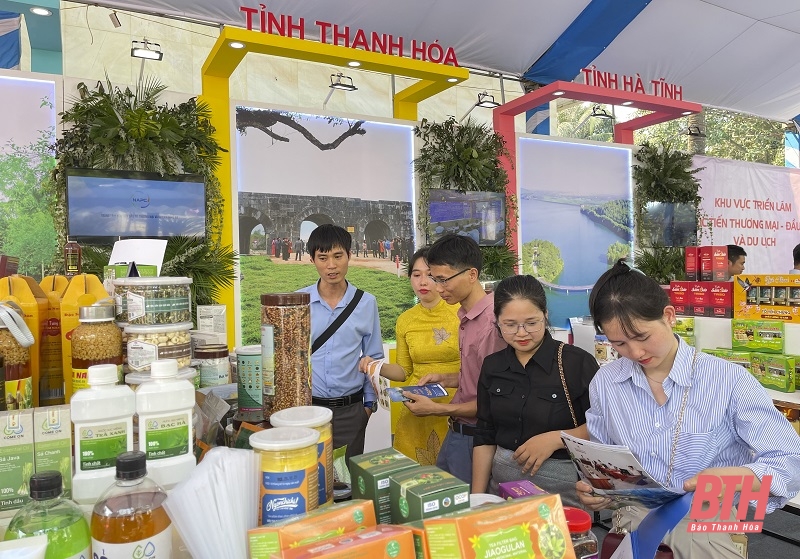 Sản phẩm tiêu biểu của tỉnh Thanh Hóa tham gia trưng bày tại hội nghị kết nối giao thương giữa TP Hồ Chí Minh với các tỉnh phía Bắc và Bắc Trung bộ 