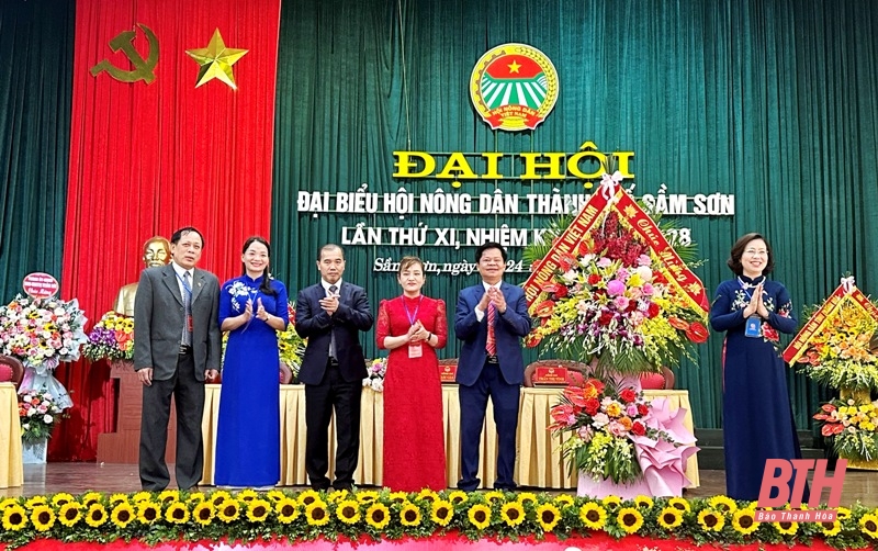 Đại Hội đại biểu Hội Nông dân TP Sầm Sơn, nhiệm kỳ 2023-2028