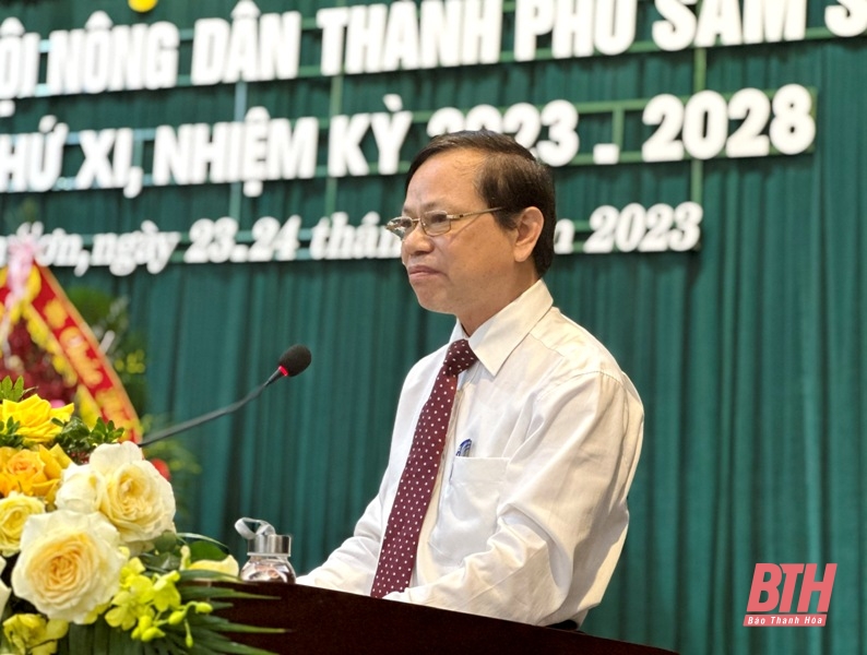 Đại Hội đại biểu Hội Nông dân TP Sầm Sơn, nhiệm kỳ 2023-2028