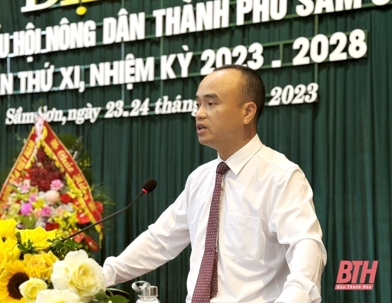 Đại Hội đại biểu Hội Nông dân TP Sầm Sơn, nhiệm kỳ 2023-2028